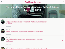 Tablet Screenshot of geoffmobile.com